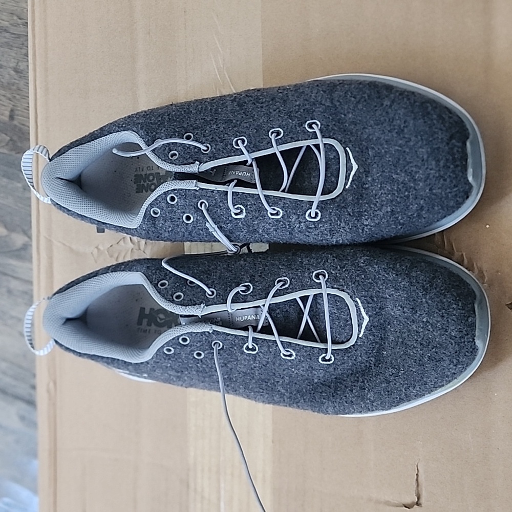 Hoka One Hupana Flow Wool Sneakers - image 1